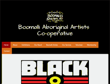 Tablet Screenshot of boomalli.com.au